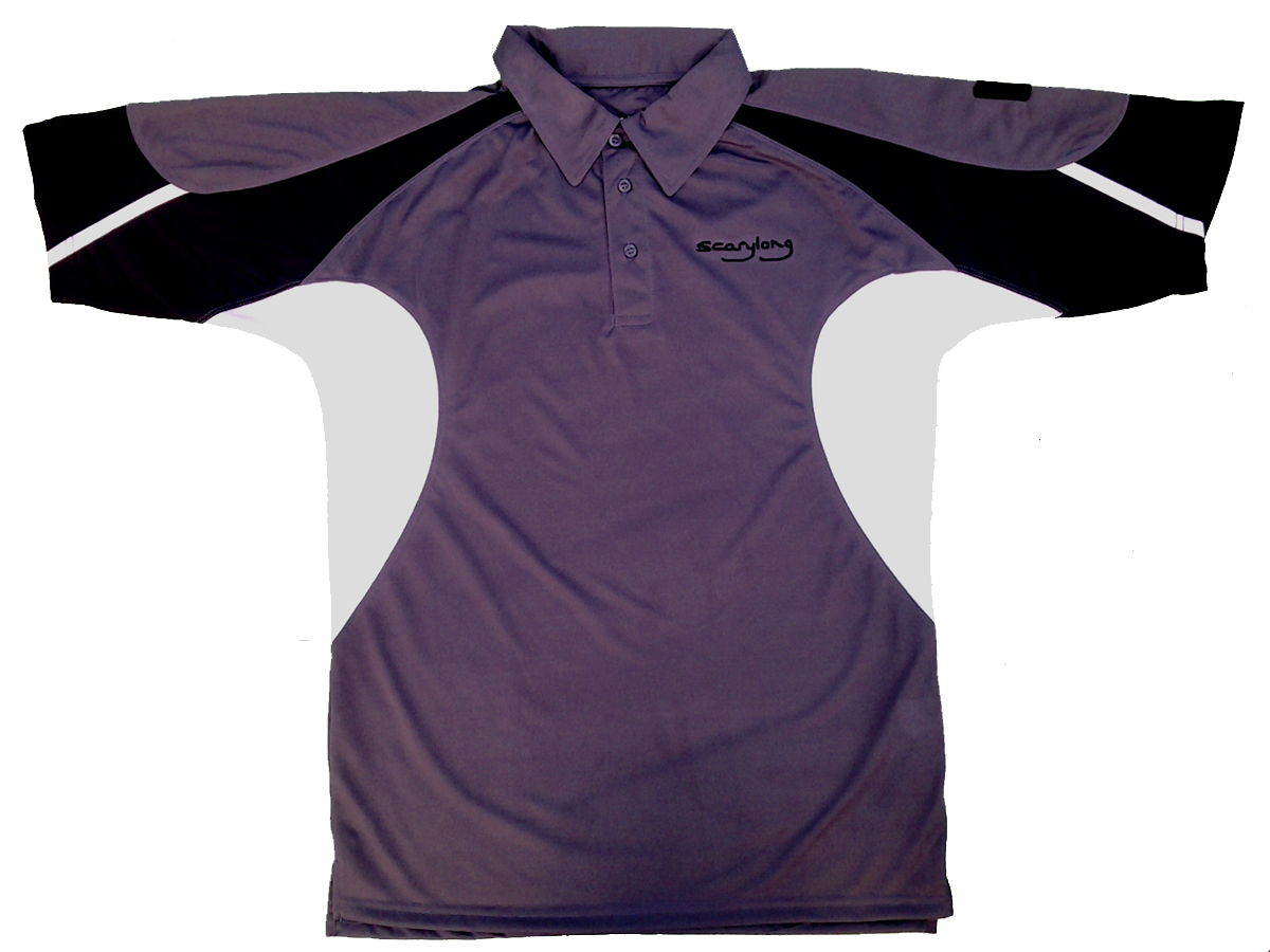 Scarylong Golf Polo Shirt - Sweet - Grey, Black, White